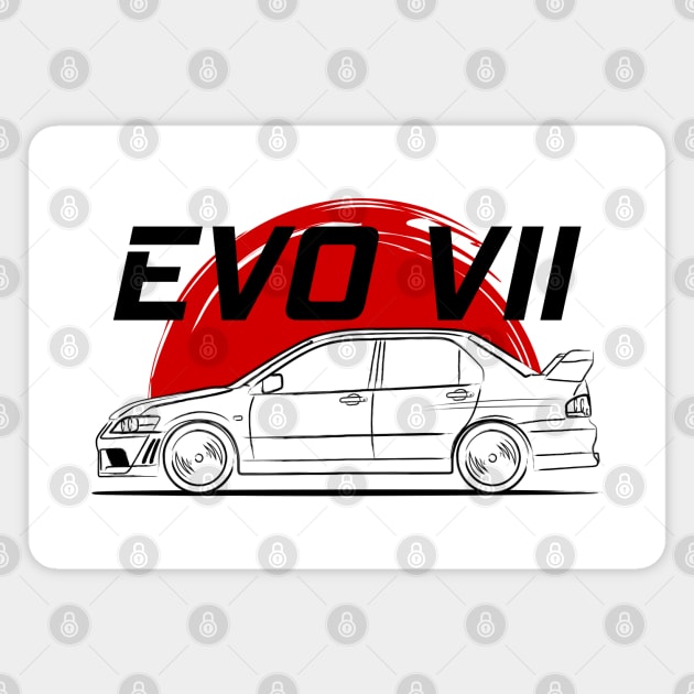 Lancer Evolution VII Racing EVO 7 Magnet by GoldenTuners